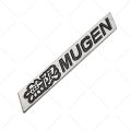 Mugen Logo Aluminium Black Part Car Spoiler Badge Emblem Logo For Honda. 