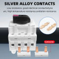 DC Solar Isolator Switch PV 1200V 32A 2P Din Rail Mounting Rotating Handle Disconnector For Solar Photovoltaic. 