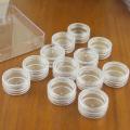Migeet Empty Contact Box Container Storage Lenses 12 Grids Transparent Clear Case Compartment Holder. 