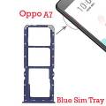 Oppo A7 Sim Tray Blue Sim Jacket. 
