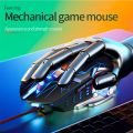 G15 Mechanical Wired Gaming USB Mouse 6-Button Mute 3600DPI Luminous Macro E-sports PUBG FPS Game Mice for Laptop PC. 