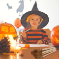 14PCS Witch Broom Stick Pencils Halloween Wizard Wand Pencils For Theme Goodie Bag Fillers. 