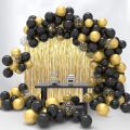 50pcs 10 inch Original Shiny Black Chrome Balloons Genuine Solid Metallic Balloon Black Balloon Party Balloons High Quality Latex Balloon  Birthday Party Decoration, Wedding helium balloon. 