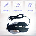 ZT-MOUOW V15 Gaming Mouse with Programmable Buttons - 3200 DPI - 6D RGB Gaming Mice USB Wired Optical Mouse. 