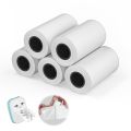 Mini Printer Paper Roll For Printing Self Adhesive Printing Paper - Thermal Paper & Sticky Paper - For Portable Bluetooth Mini Pocket Printer - For Printing Photos/ Pictures/ Office Receipt/ Labels/ Note/ QR Code/ Labels/ Memo. 