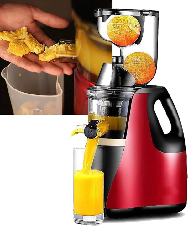 Electric Slow Juicer Slow Grinding Juicer Extractor BPA Free Masticating Wide mouth Cold Press Juicer with reverse motor function - Multifunction fruits and vegetables juice extractor juicer Multifunctional Squeezing Soybean Milk Home Commercial