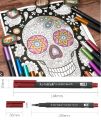 hot selling best deal 12 markers fabric and metallic rock wood wall painting art DIY. 