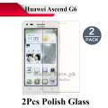 2Pcs Huawei Ascend G6 Tempered Glass Screen Protector Polish Glass For Huawei G6. 