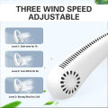Mini Portable USB Rechargeable Leafless Hanging Neck Fan With 360° Airflow. 