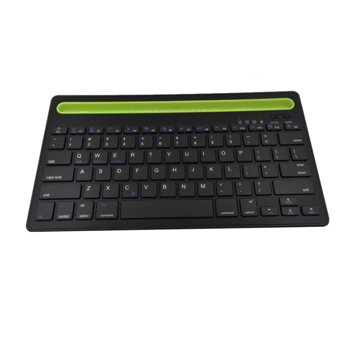 Wireless%20Bluetooth%20Keyboard%20with%20Phone/Tablet%20Holder%20Slot%20%7C%20Slim%20Ergonomic%20Design%20%7C%20Rechargeable%20Battery%20%7C%20Multi-Device%20Pairing%20%7C%20Silent%20Keys%20%7C%20Compatible%20with%20Android%20iOS%20Windows%20Mac%20%7C%20Portable%20&%20Lightweight%20%7C%20Ideal%20for%20Office%20&%20Travel%20Use%20-%20Image%205