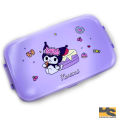 Cute Kuromi Premium Quality Lunch box BPA FREE purple color. 