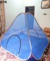 Multicolor Double Bed mosquito net 6.5 X 6.5 Ft Made of KOREAN NET BEST QUALITY STEEL WIRES covered in Fine Plastic Pipes Best Zips & Durable Parachute sheet Machardani Full Size. 