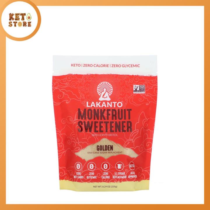 Lakanto Golden Monk Fruit Sweetener - 235G - For Keto Diet