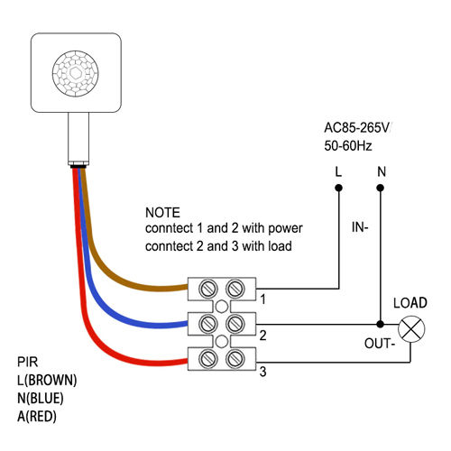 PIR%20Motion%20Sensor%20Human%20Motion%20Detector%20Light%20Switch%20Adjustable%20Auto%20On/Off%20Light%20Switch%20AC85-265V%20180%20Degrees%20Indoor%20Outdoor%20Waterproof%20IP67%20-%20Image%205