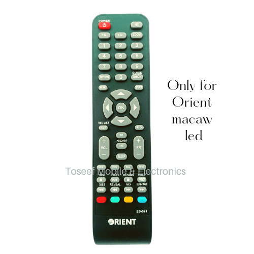 Orient_remote for  LCD LED TV with 3D button