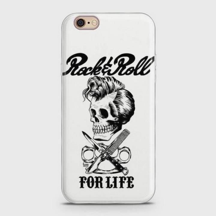 Oppo A57 Cover - SkinLee HQ Supreme Case (Soft) - Rock and Roll Skull - SKINLEE-372-1-81-58