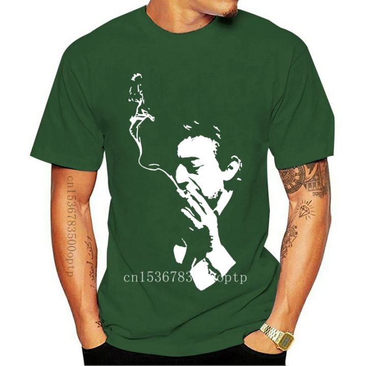 Mens Clothes New Serge Gainsbourg French Pop Rock New Way Floral Print Short Sleeve Men's Cold T-Shirt