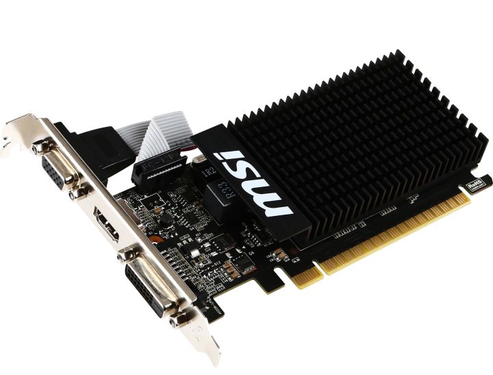MSI GT 710 1GD3H LP NVIDIA GeForce GT 710 1GB D3 Graphic Card