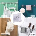 Curtain Rod Bracket No Drilling, Adhesive Curtain Rod Holder Hooks, No Drill Curtain Rod Brackets Hanger Clamp for Home. 