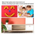 10Pcs Round Unfinished Wood Drawer Knobs 50mm Dia Wood Furniture Cabinet Dresser Pulls. 