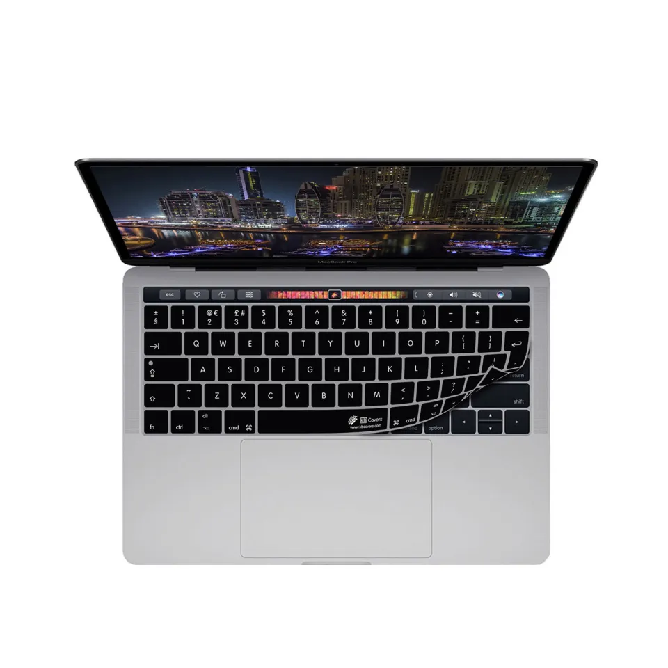 Keyboard Skin Uk Layout For Macbook Pro 13'' 15 '' A1706/a1707