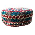 NAMAZ CAP FUL EMBROIDARY TOPI PUJABI ROUND SHAPE CAP FOR MUSLIMS. 