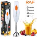 RAF Hand Blender Mixer 800W Chopper Mixer Bowl Egg Whisk & Beaker -Coffee Beater -Egg Beater Machine For cake - Meat Chopper | Stainless Steel Hand Blender with 4 Blades | 2 Speed Levels | Ice Crushing,Smoothies,Powerful & Durable Home & Kitchen Appliance. 