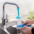 360 Degree Tap Extension Faucet Long Silicone Adjustable Flexible for Bathroom/Wash Basin Plastic Kitchen Sink Tap Nozzle with 2 Types Water Flows. 