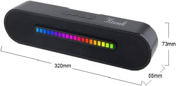 KISONLI WIRELESS BLUETOOTH LONGBAR SPEAKER LED-916,Music Speaker - bluetooth,TF card,, good quality - Black - RGB- 7 lights modes