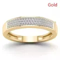 Secret Love Hidden Message "I Love You" Crystal Promise Ring - Free Size. 