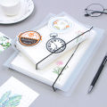 A5/A6/A4/B5 matte binder loose strap Loose Leaf Notebook Paper Planner Inner Page ring binder Stationery Gift Traveler Journal. 