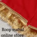 Red Saifoon Dupatta With Fancy Kiran Lace by Roop Mahal Online Store. 