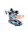 Transformer Bugatti Car Robot - Blue. 