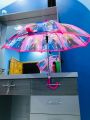 Small Kids Cartoon Umbrella - Multi color (Random Shape/Design length 22 inch 17 inchs from mid to Sides). 