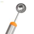 Melon Baller Spoon Ice Cream Spoon Kitchen Tools Stainless Steel Fruit Scooper Watermelon Scooper for Ice Cream Cantaloupe Watermelon Fruits. 