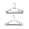 WHITE - Pack of 20 Pieces Hanger Non-Slip Hangers for Children's Clothes PP Hangers for Baby Or Child 27 x 15 cm. 