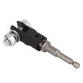 Scissor Jack Socket Adapter 1/2inch Durable Sturdy Scissor Jack Adapter Chrome Vanadium Steel for Double Hole Scissor Jacks. 