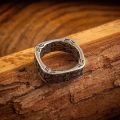Irish Crazy Celtic Knot Square Vintage Ring Men||||||||||||'s Fashion Punk Hip Hop Jewelry Gift. 