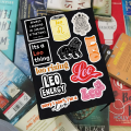 25pcs LEO sticker pack based on zodiac sign astrology main character stickers aesthetic cool for kids decor journal supplies. 