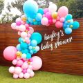 5m Balloon Chain Tape Clear One/Two Holes Arch Connect Strip Balloon Holder Party Supplies Decoration Accessories. 