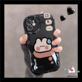 Cartoon Cute Rabbit Phone Case Compatible for IPhone 7Plus 11 13 12 15 14 Pro Max XR 7 15 6 8 6S Plus XS MAX X SE 2020 Lovely Rabbit 3D Wavy Curved Edge Soft Back Cover. 
