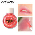 LAMUSELAND 4 Colors Mini Fruity Lip Balm Waterproof Long-Lasting Color-Changing Lip Gloss 5Ml#LK42L. 