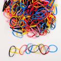 200 Rubber Bands Soft Elastic Pack  for Kids Hair Bands  in Multicolors. 