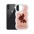 Iphone X|XS|11 Pro Fiko Ladies Fancy Back Case Protective Silicone Phone Covers, Soft Touch Silicone Pouches for Phones, Premium Silicone Mobile Covers in Pakistan. 