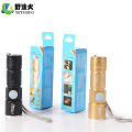 hot501 Old Portable LED Strong Light Rechargeable Home USB Small Flashlight Mini Mountain Bike T6 Headlight. 