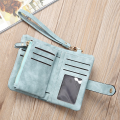 Coin Purse Wallet Leather Wallet with Card Holder for Women Teen Girl Gifts on Anniversary Navy Blue. 