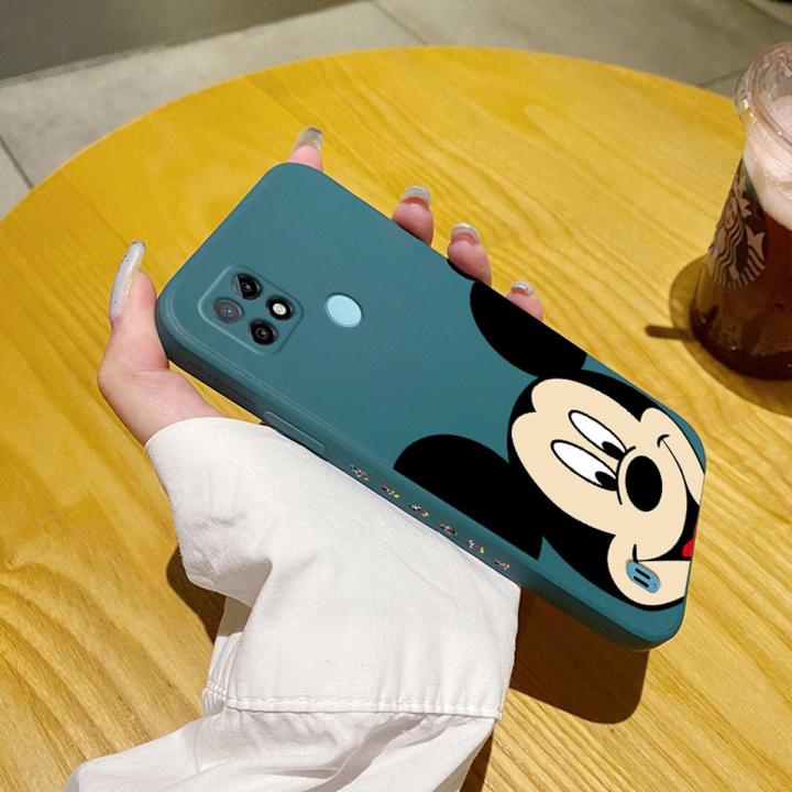 chenyyka For Realme C21 Case New Design Side Edge Square Pattern