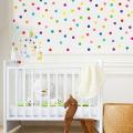 121 MINI 2 INCH RAINBOW COLORS POLKA DOT. 