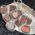 Macaron Grey Eyeshadow Palette Matte Shimmer Eye Shadow Base Makeup Earth Brown Pigment Blush Contour Powder Single Color Palet. 