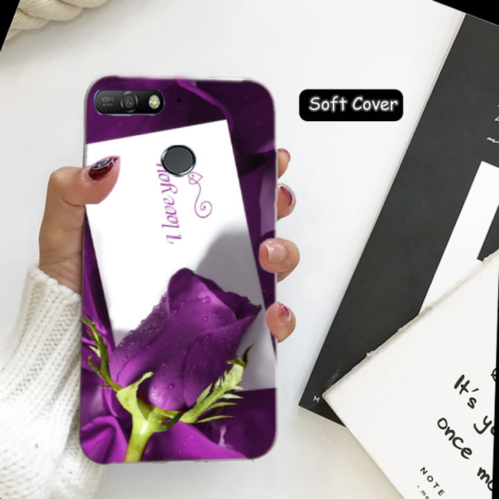 Huawei%20Y6%20Prime%202018%20Pouch%20Cover%20-%20Love%20Soft%20Back%20Cover%20Case%20for%20Huawei%20Y6%20Prime%202018%20-%20Image%202